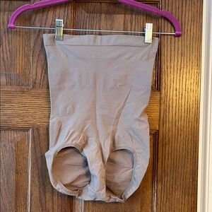 SPANX High-Waisted Tan Brief Bottoms
